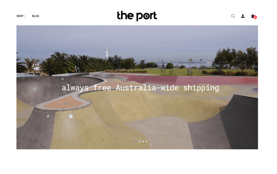 the port Supply Co shopify